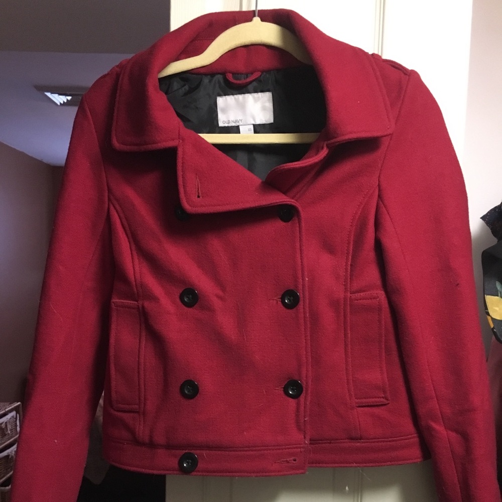 Red Old Navy Coat